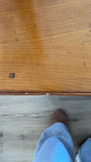 Mesa tocador madera vintage