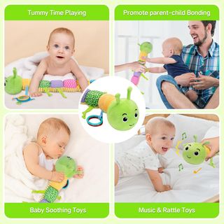 Peluche Oruga Sensorial Bebé 0-6 Meses NUEVO