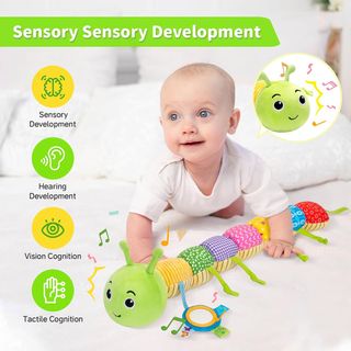 Peluche Oruga Sensorial Bebé 0-6 Meses NUEVO