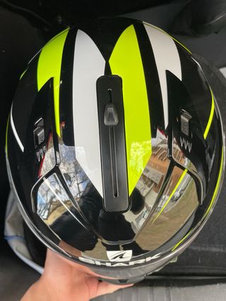 Casco Moto Shark Negro/Amarillo