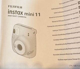 Cámara Fujifilm Instax Mini 11 Blanca