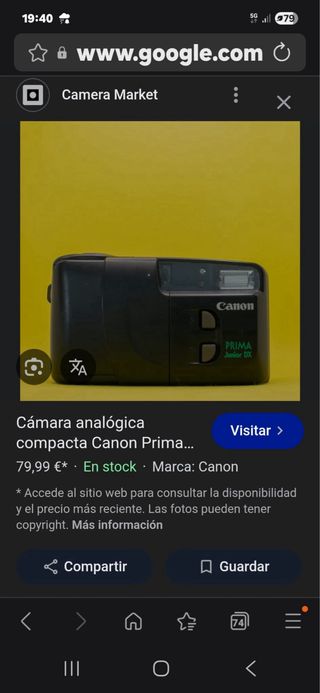 Fotocamera Canon Prima Junior DX