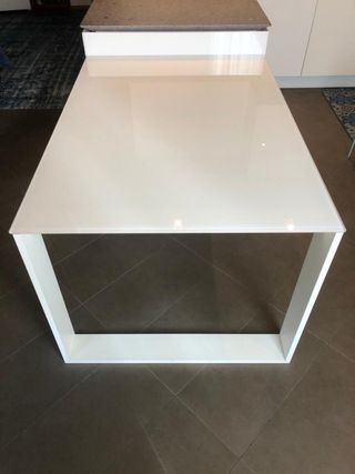 Tavolo design piano vetro lucido (PADOVA)