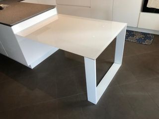 Tavolo design piano vetro lucido (PADOVA)