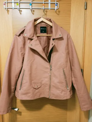 Chaqueta Biker Rosa Talla XXL Sin Estrenar