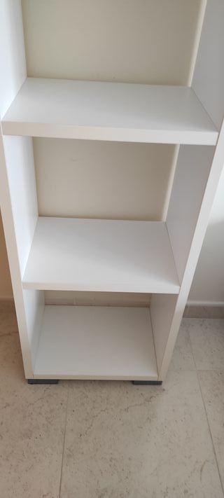 Estantería blanca 4 baldas
