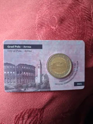Moneda Conmemorativa 2 Euros Pula Arena