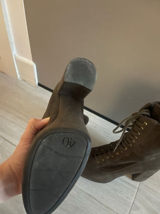 Botas altas UNISA piel y ante Unisa