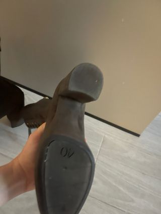 Botas altas UNISA piel y ante Unisa