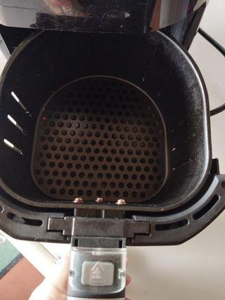 Freidora de aire negra