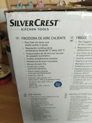 Freidora de aire negra