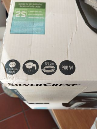 Freidora de aire negra