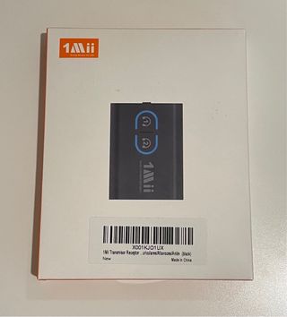 1Mii Transmisor Receptor Bluetooth 5.3 Negro