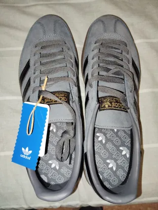 Adidas Spezial Gris/Negro - 44 (29 cm)