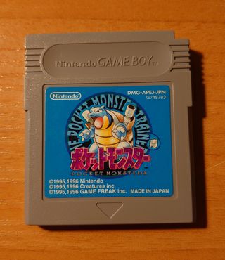 Pokémon Azul Edición Japonesa Game Boy