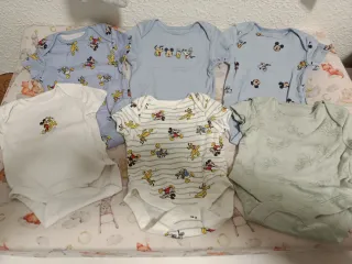 Lote 6 bodies Disney recién nacido