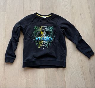 Sudadera Kenzo Tiger Niño Negra Multicolor