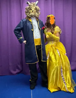 Disfraz Bella y Bestia Princesa de adulto. Talla M