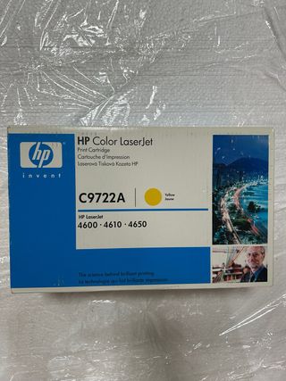 Tóner HP C9722A Amarillo