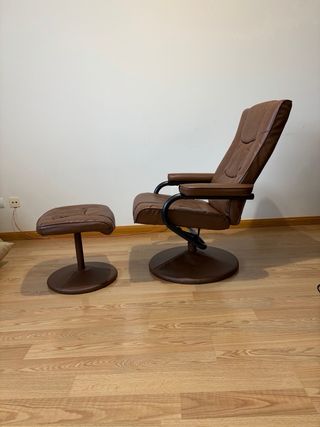 Sillón Reclinable Flash Furniture con Reposapiés