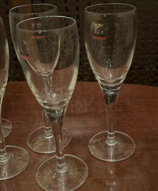 Set 6 Flûte Vetro Trasparente