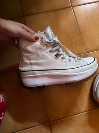 Converse Chuck Taylor Blancas Plataforma