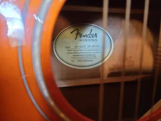 Guitarra Acústica Fender Sunburst