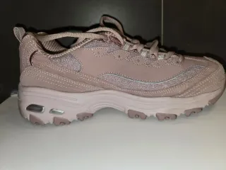 Zapatillas Skechers Rosa y Plata