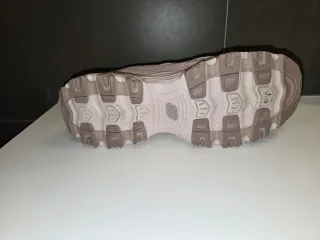 Zapatillas Skechers Rosa y Plata