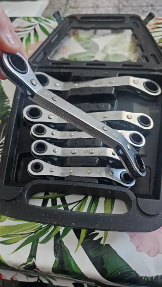 Juego llaves carraca Duro (14-15mm)