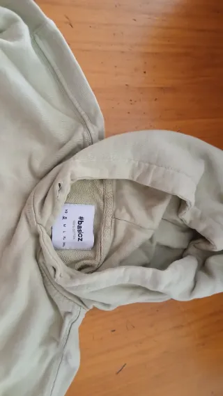 Sudadera #basicz verde claro Talla S