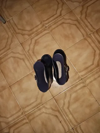 Botas de agua  infantiles negras talla 28