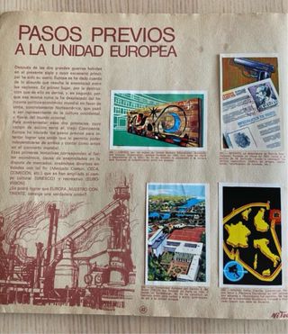 Álbum Torras Europa Nuestro Continente Cromos