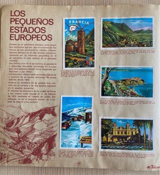 Álbum Torras Europa Nuestro Continente Cromos