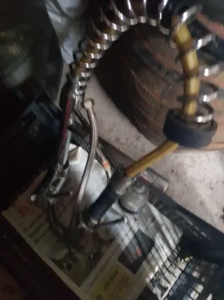 Grifo fregadero acero inox con ducha