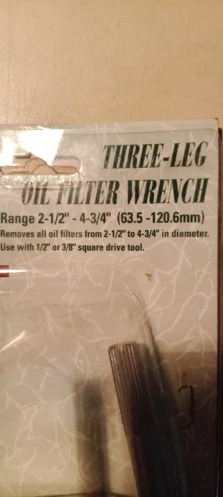 Extractor de Filtro de Aceite 3 Patas