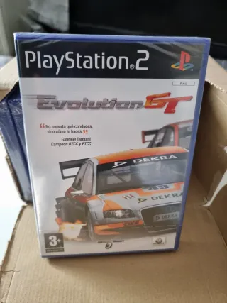 Caja Distribución PS2 Evolution GT juego