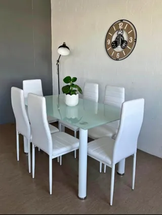 Cama completa con cabecero tapizado