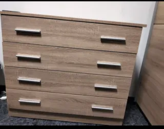 Cama completa con cabecero tapizado