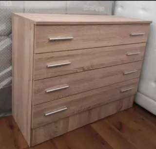 Cama completa con cabecero tapizado