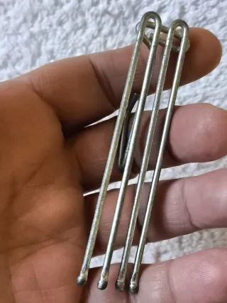 100 GANCHOS DE CORTINA DE METAL 4 GARRAS