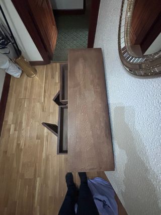 Mueble de madera estilo años 80