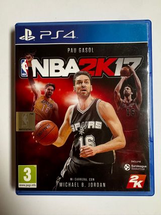 NBA 2K17 PS4 (PlayStation 4) Pau Gasol