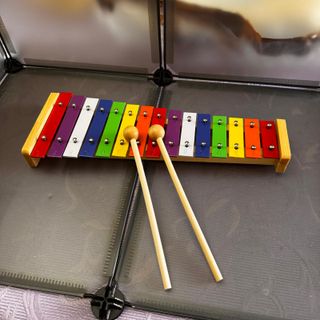 Xilofono Metallofono 15 Note con Bacchette