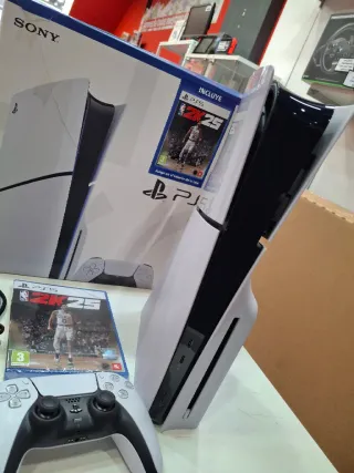 Ps5 Slim CD 1TB + NBA 2K25 (Nueva)