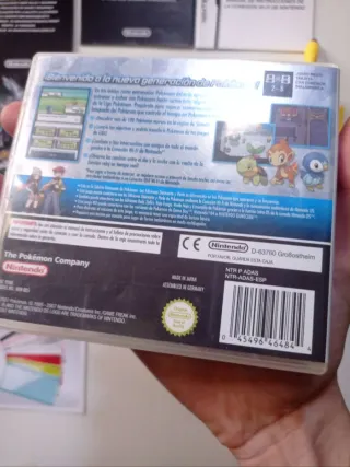 Pokémon Diamante Caja y Manuales y Layton villa