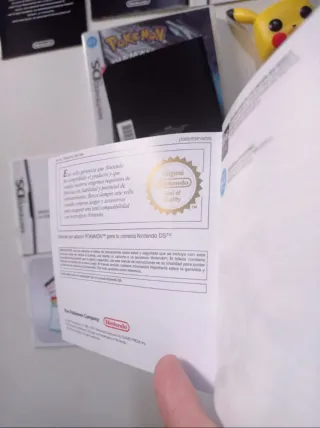 Pokémon Diamante Caja y Manuales y Layton villa