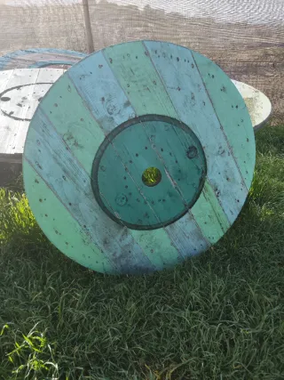 Bobinas de madera decorativas