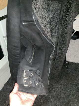 Chaqueta ante con borreguito