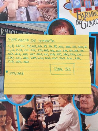 Álbum Farmacia de Guardia Panini Cromos Incompleto